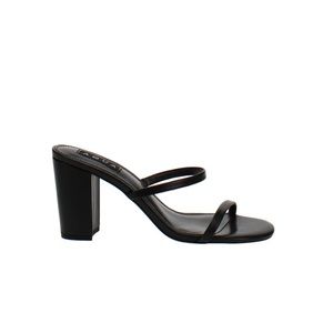 Aqua Adele Black Slides Size 8.5